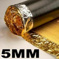 Acoustic Sonic Gold Underlay 5mm Thick For All Wood Laminate Flooring Damp Proof Membrane Great Sound and Heat Insulation